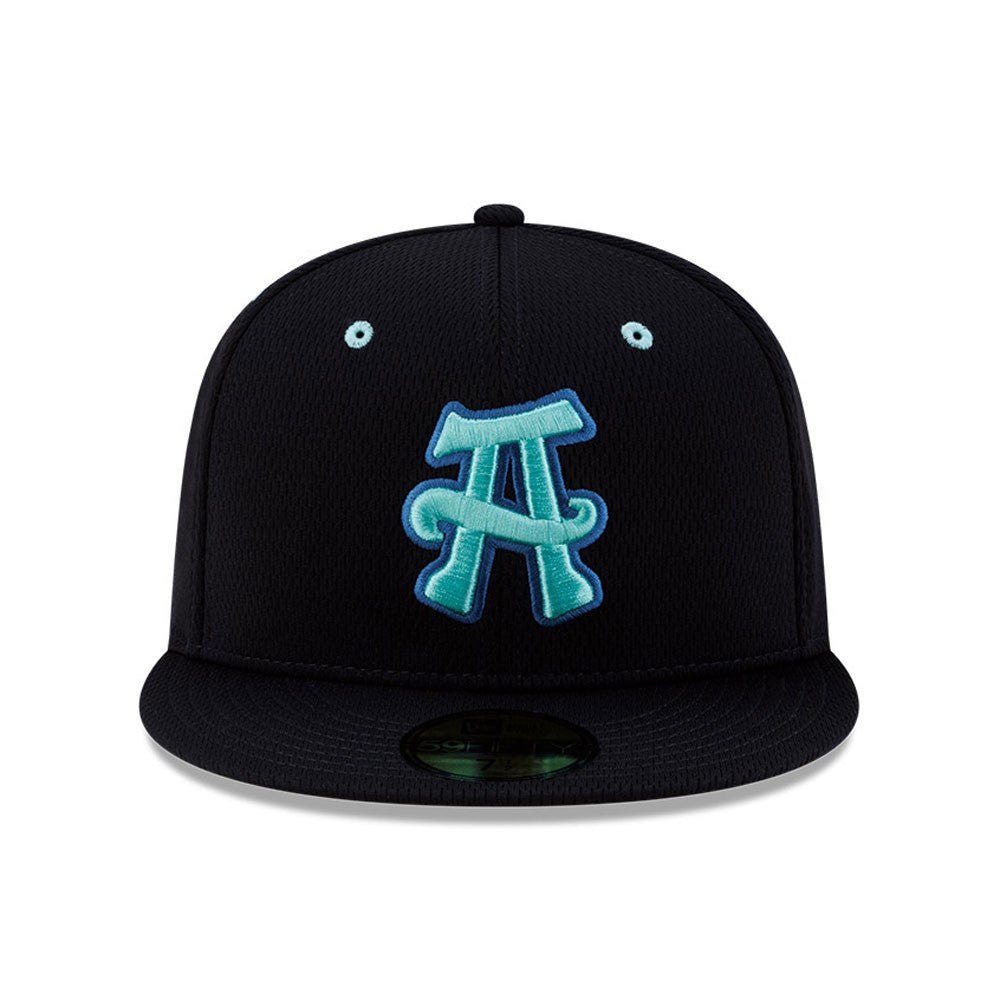 The Asheville Tourists New Era 59Fifty Batting Practice Cap