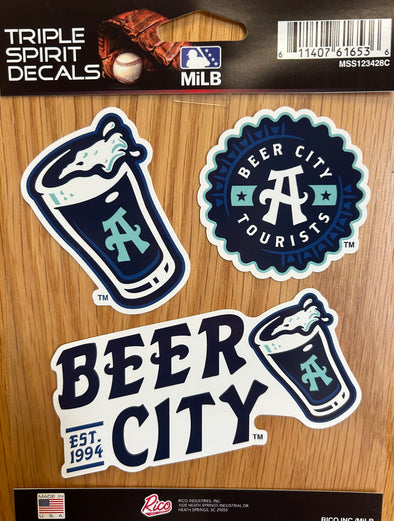Beer City Tourists Decal