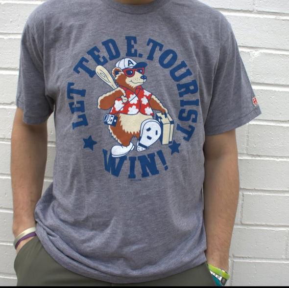 The Asheville Tourists Homage Let Ted E Tourist Win T-shirt