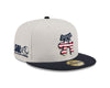 2023 The Asheville Tourists Stars and Stripes New Era Cap 59Fifty