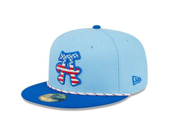 2025 The Asheville Tourists Stars and Stripes New Era Cap 59Fifty