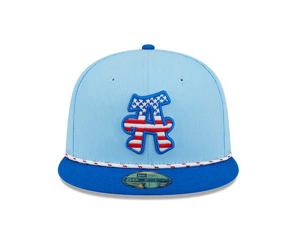 2025 The Asheville Tourists Stars and Stripes New Era Cap 59Fifty