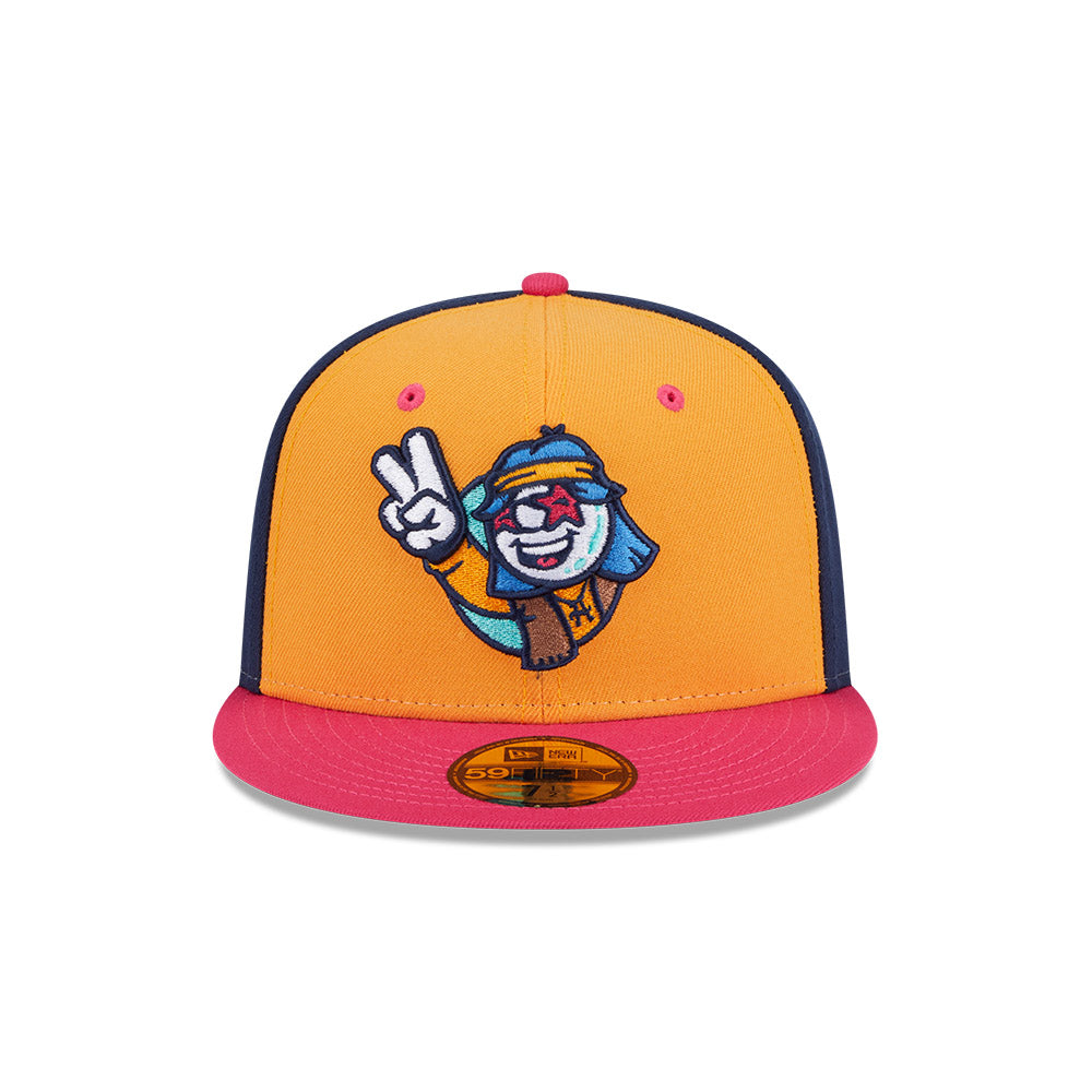The Asheville Tourists as The Asheville Hippies 59Fifty New Era -, حجم الصورة 1000x1000
