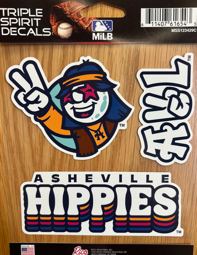 Asheville Hippies Decal
