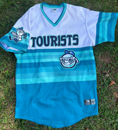 The Asheville Tourists 2024 Game Worn Alternate Jersey