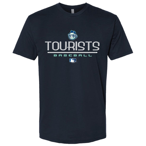 The Asheville Tourists Navy Hitchcock Shirt