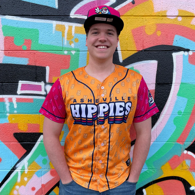 The Asheville Tourists Hippies Replica Jersey