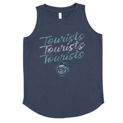 Casual Denim Youth Girls Relaxed Tank Top