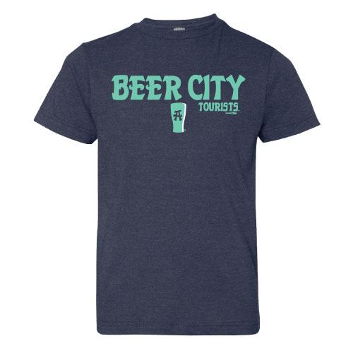 Asheville Tourists Beer City in Navy Asheville Tourists Store