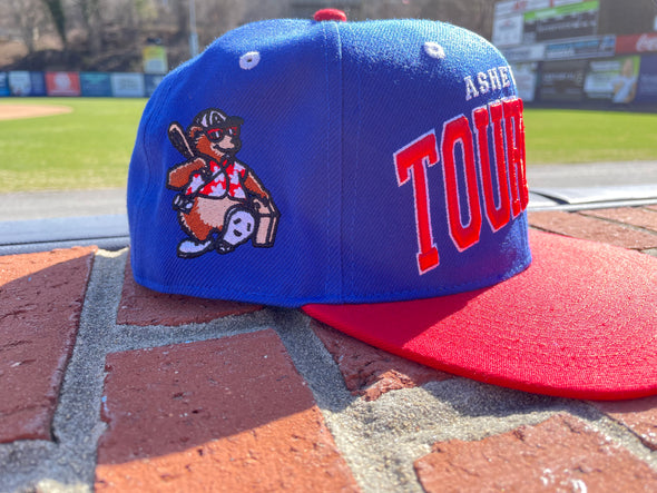 The Asheville Tourists Ted E. Throwback Snapback